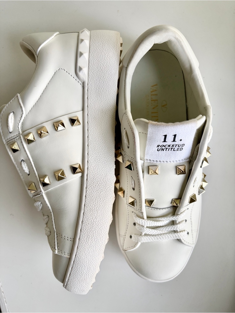 Valentino Rockstud Untitled Rockstud Sneakers White EU 38